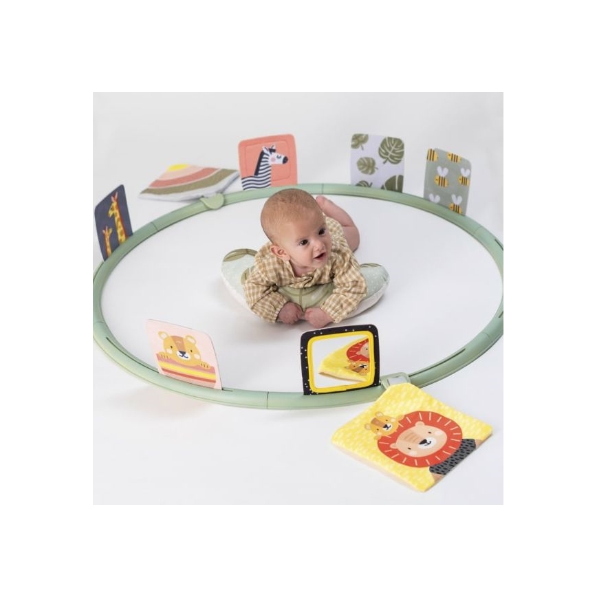 Taf Toys - Interaktiv lekmatta Ø 90 cm savann