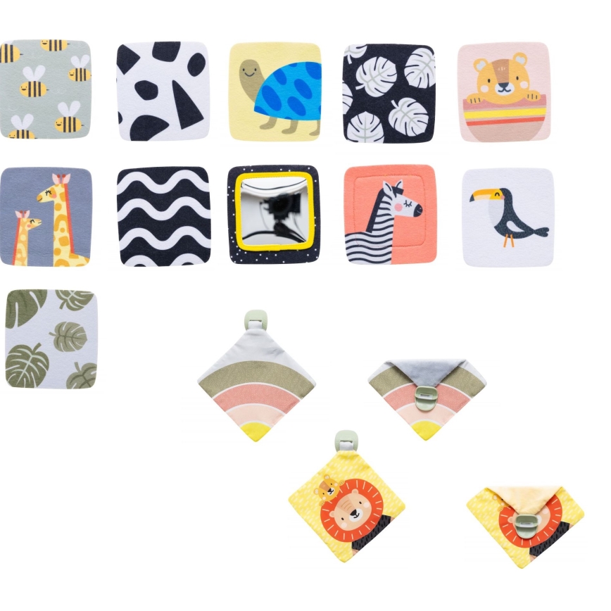 Taf Toys - Interaktiv lekmatta Ø 90 cm savann