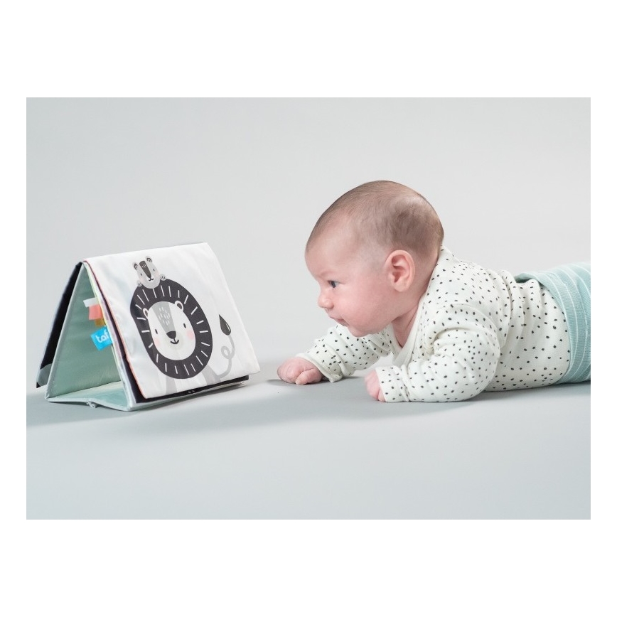 Taf Toys - Tygbarnbok med spegel PLEASE TRANSLATE