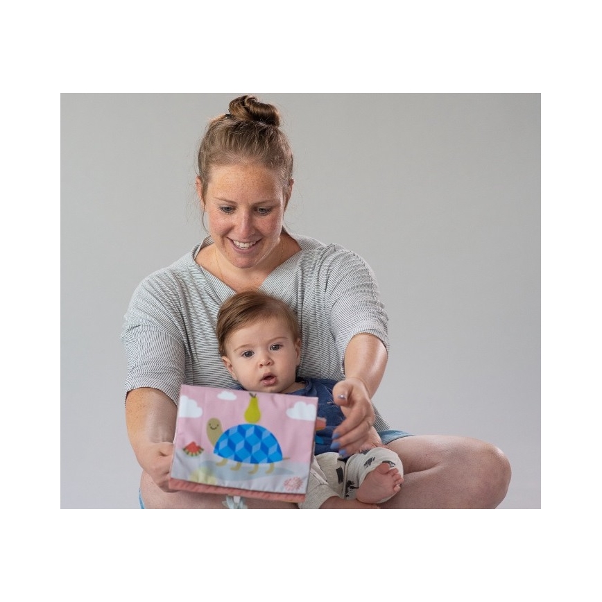 Taf Toys - Tygbarnbok med spegel PLEASE TRANSLATE