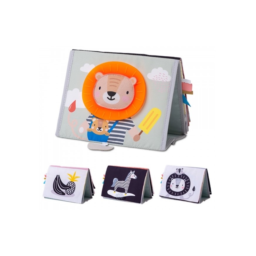 Taf Toys - Tygbarnbok med spegel PLEASE TRANSLATE