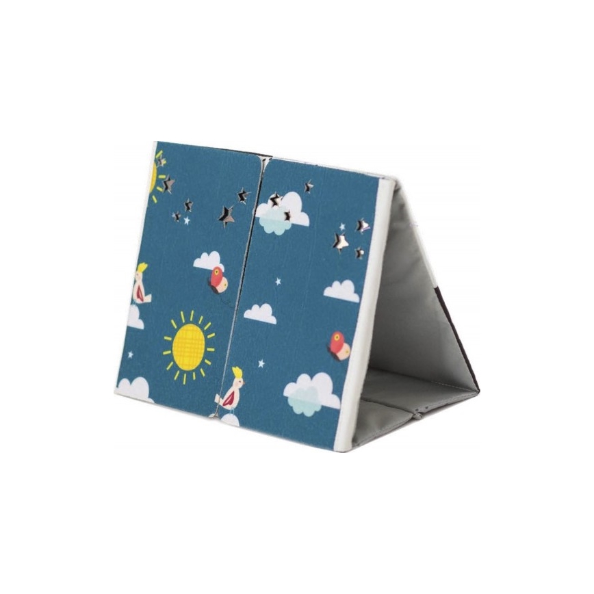 Taf Toys - Tygbarnbok med spegel svart