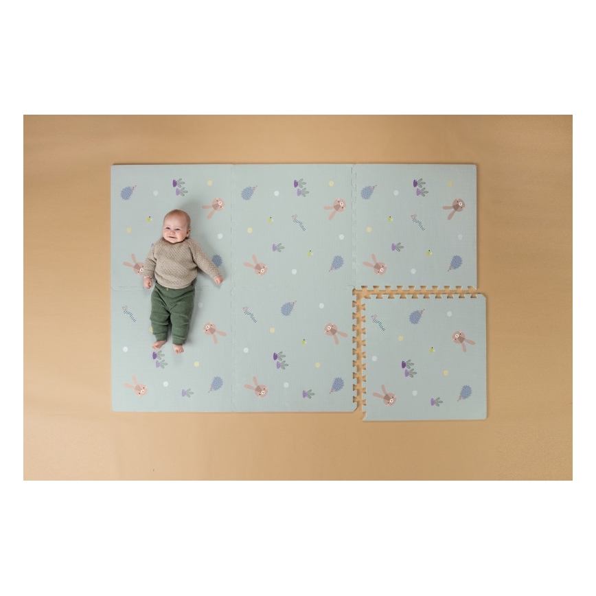 Taf Toys - XL pussel-lekmatta Trädgård