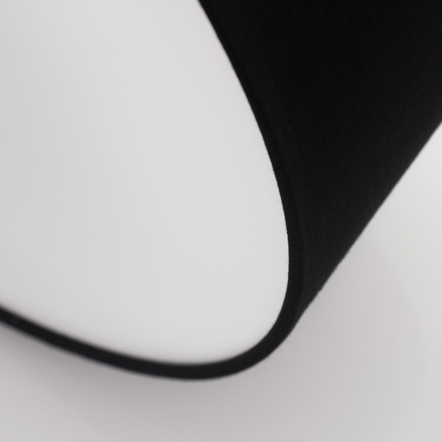 Takbelysning 2xE27/60W/230V svart