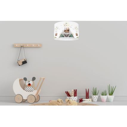 Takbelysning för barn BEARS 1xE27/60W/230V