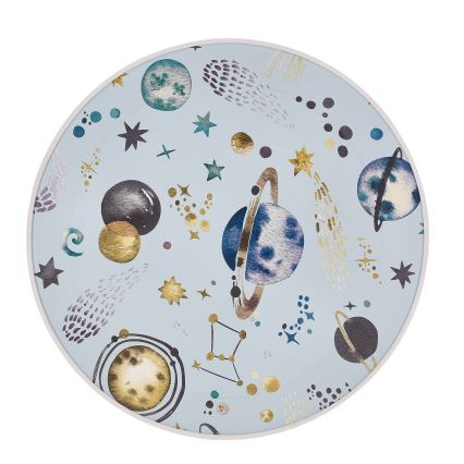 Takbelysning för barn KIDDY 2xE27/40W/230V vit/blå