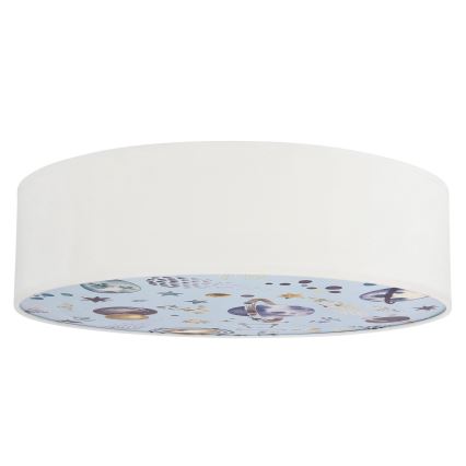 Takbelysning för barn KIDDY 2xE27/40W/230V vit/blå