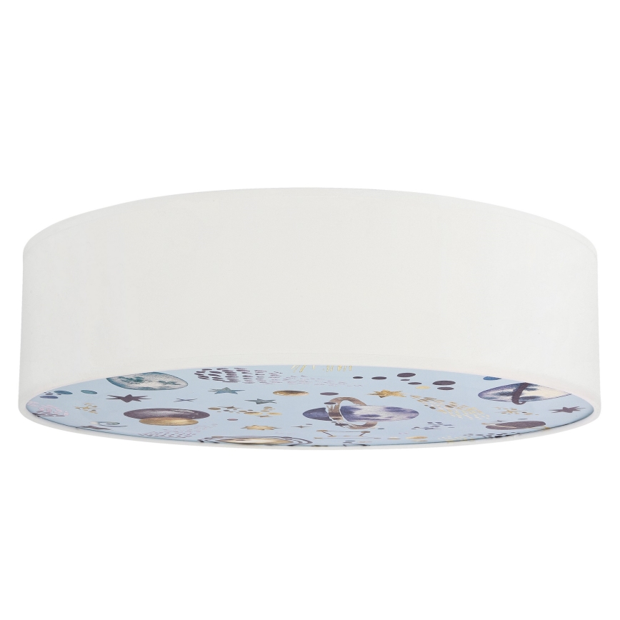 Takbelysning för barn KIDDY 2xE27/40W/230V vit/blå
