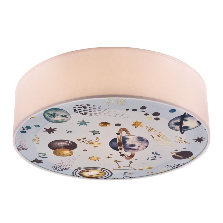 Takbelysning för barn KIDDY 2xE27/40W/230V vit/blå