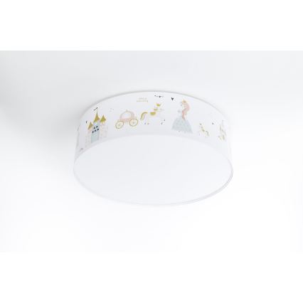 Takbelysning för barn SWEET DREAMS 2xE27/60W/230V diameter 40 cm