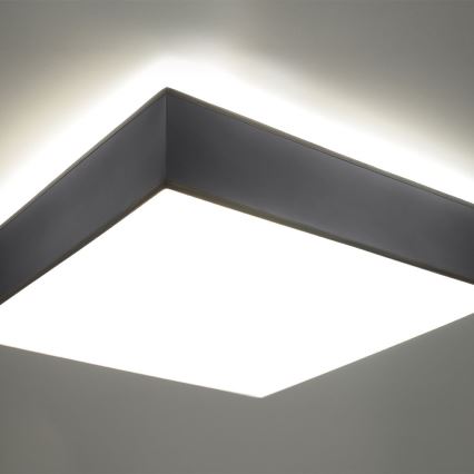 Takbelysning HORUS 4xE27/60W/230V grå