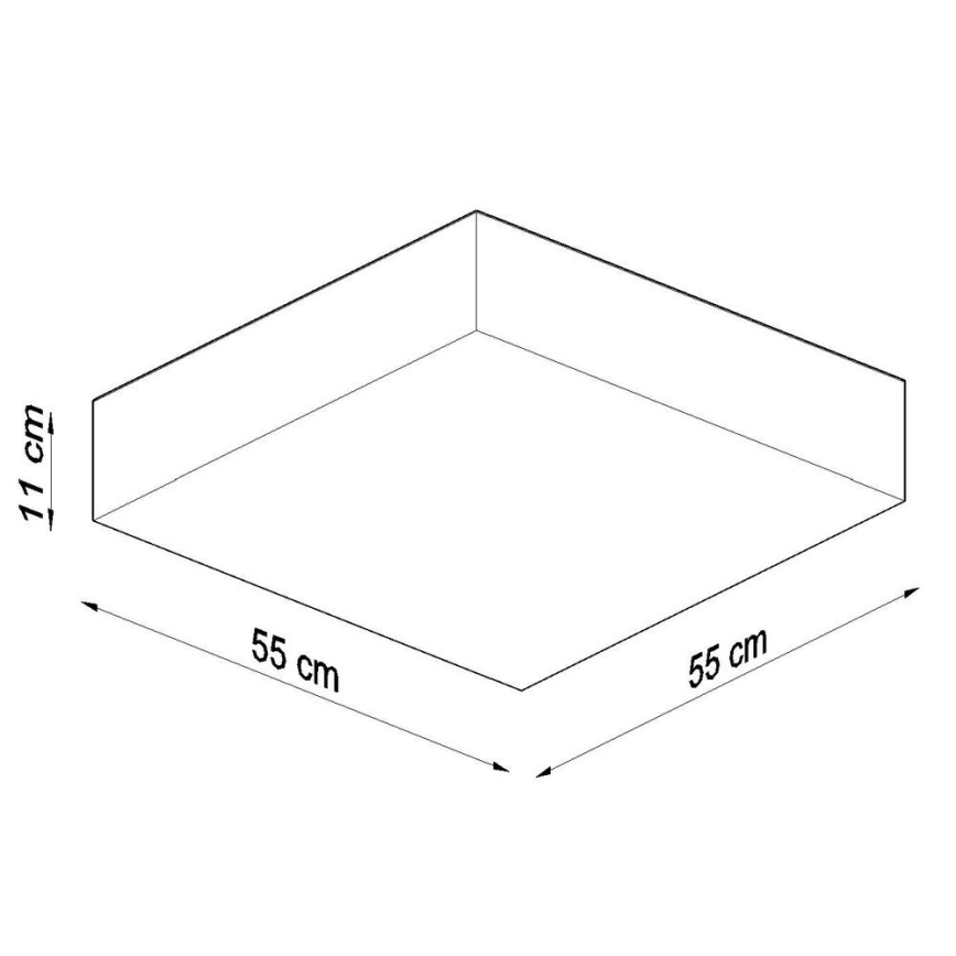 Takbelysning HORUS 4xE27/60W/230V grå
