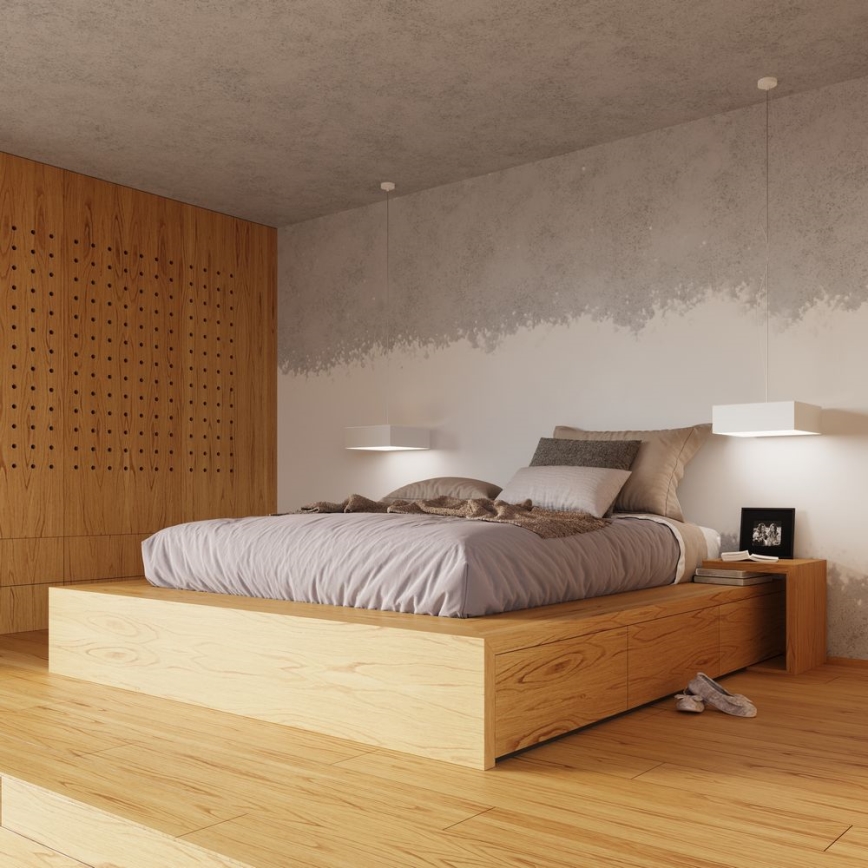 Takbelysning HORUS 4xE27/60W/230V vit