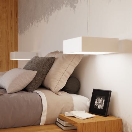 Takbelysning HORUS 4xE27/60W/230V vit