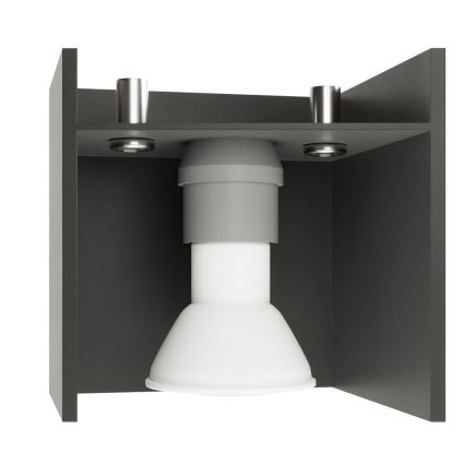 Takbelysning LOBO 2xGU10/40W/230V grå