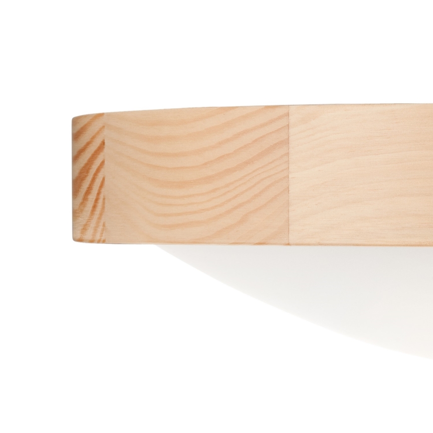 Takbelysning NATURAL SLIM 2xE27/60W/230V ø 37 cm furu