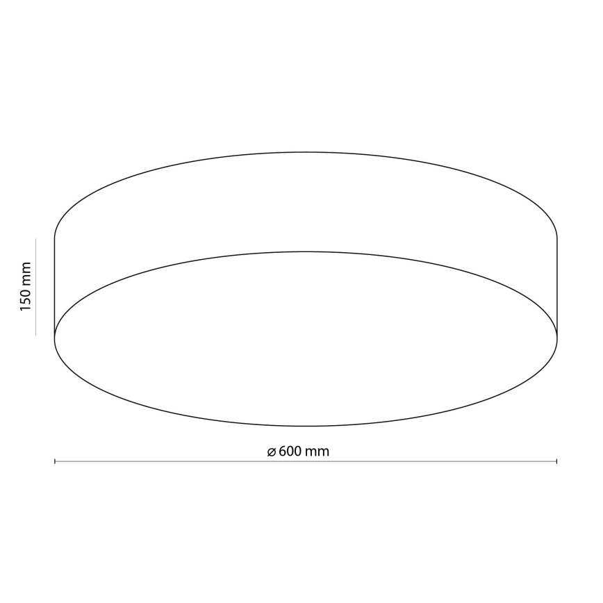 Takbelysning RONDO 4xE27/15W/230V