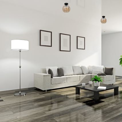 Takbelysning SOFIA 1xE27/60W/230V brun