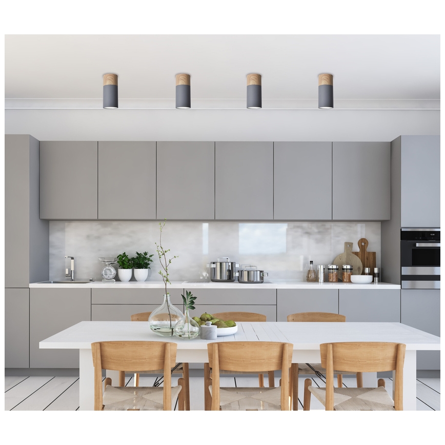 Takbelysning TUBA GU10/15W/230V