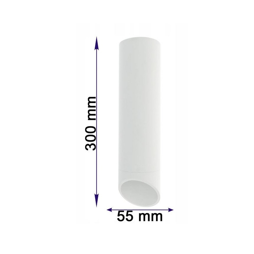 Takbelysning VALDA 1xGU10/60W/230V vit