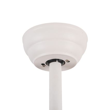 Takfläkt diameter 132 cm beige/vit + fjärrkontroll