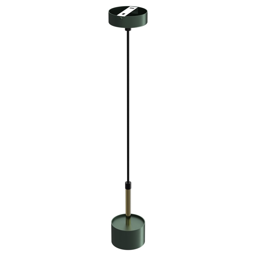 Takkkrona på ett snöre  ARENA 1xGX53/11W/230V grön/gold