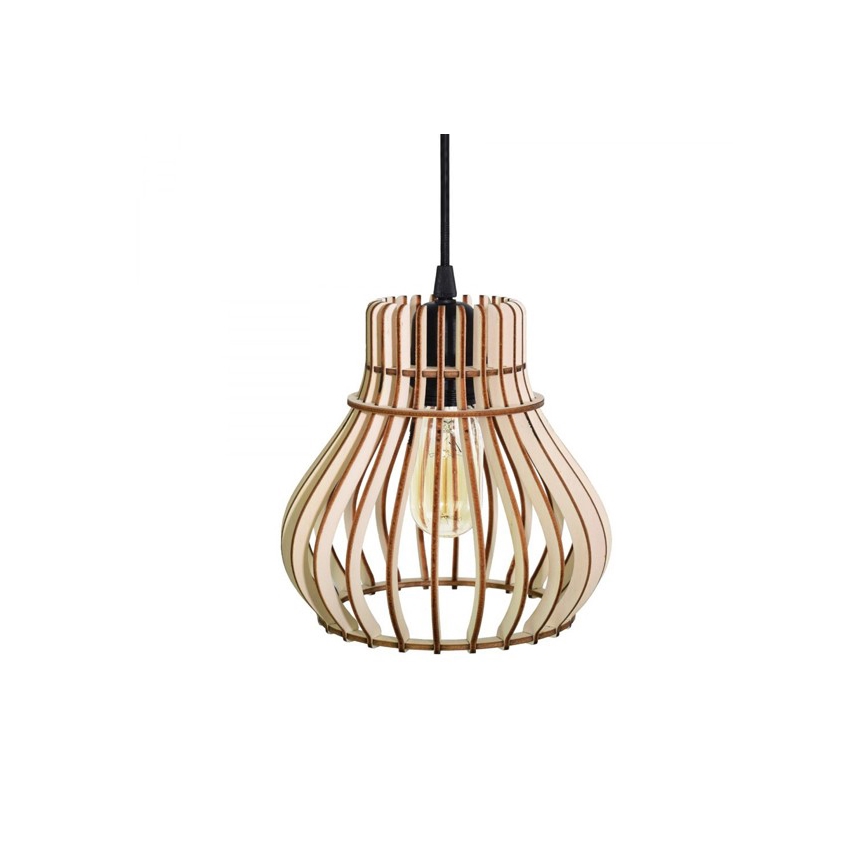 Takkkrona på ett snöre  BARREL 1xE27/24W/230V diameter  20 cm