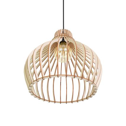 Takkkrona på ett snöre  BARREL 1xE27/24W/230V diameter  38 cm