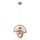 Takkkrona på ett snöre  CABRIO 1xE27/60W/230V
