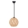 Takkkrona på ett snöre  JUTE 1xE27/60W/230V beige 