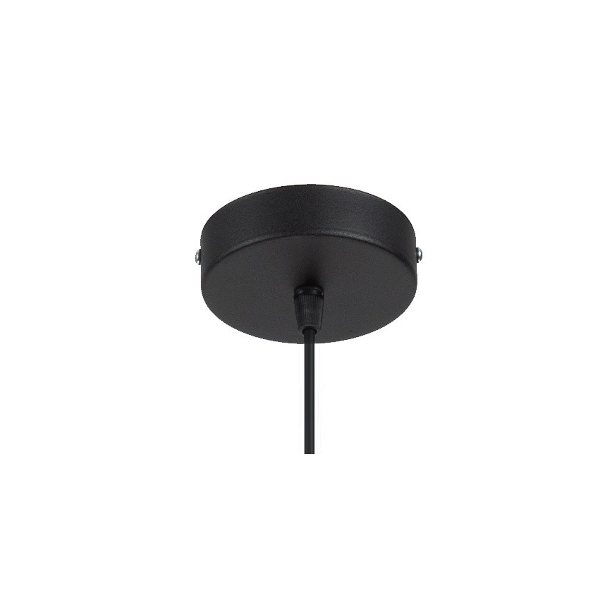 Takkkrona på ett snöre  RELLA 1xE27/60W/230V grön/gold