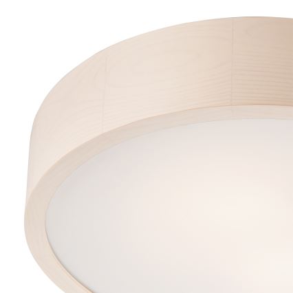 Taklampa 2xE27/60W/230V tallträ