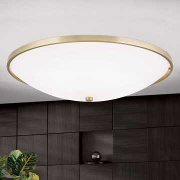 Taklampa AIDA 5xE27/60W/230V diameter 56,5 cm mässing