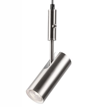 Taklampa på kabel ALMA 1xGU10/35W/230V krom