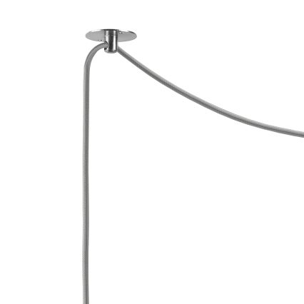 Taklampa på kabel ALMA 1xGU10/35W/230V krom