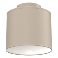 Taklampa ARDEN 1xE27/15W/230V Ø 18 cm beige