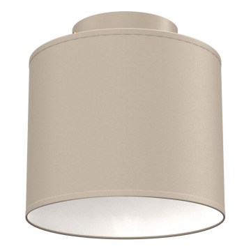 Taklampa ARDEN 1xE27/15W/230V Ø 18 cm beige