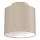 Taklampa ARDEN 1xE27/15W/230V Ø 18 cm beige