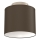 Taklampa ARDEN 1xE27/15W/230V Ø 18 cm svart