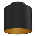 Taklampa ARDEN 1xE27/15W/230V Ø 18 cm svart
