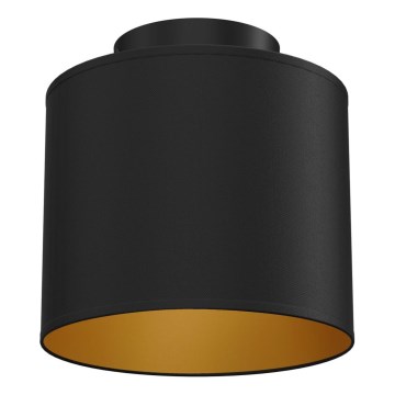 Taklampa ARDEN 1xE27/15W/230V Ø 18 cm svart