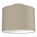 Taklampa ARDEN 1xE27/15W/230V Ø 25 cm beige