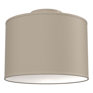 Taklampa ARDEN 1xE27/15W/230V Ø 25 cm beige