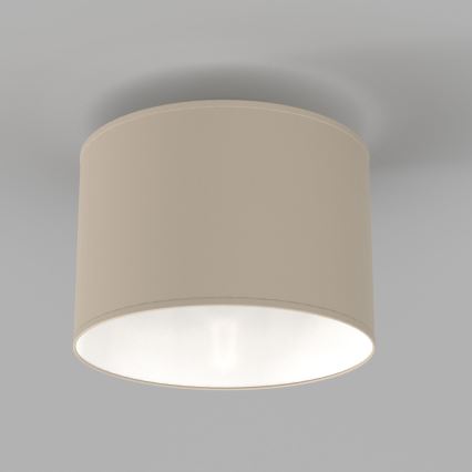 Taklampa ARDEN 1xE27/15W/230V Ø 25 cm beige