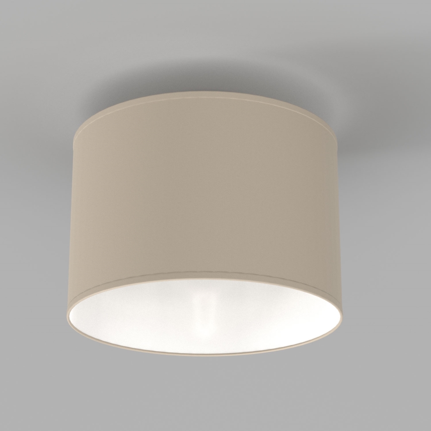 Taklampa ARDEN 1xE27/15W/230V Ø 25 cm beige