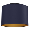 Taklampa ARDEN 1xE27/15W/230V Ø 25 cm blå