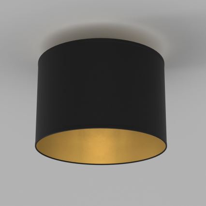 Taklampa ARDEN 1xE27/15W/230V, Ø 25 cm, svart
