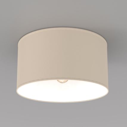 Taklampa ARDEN 1xE27/15W/230V Ø 40 cm beige