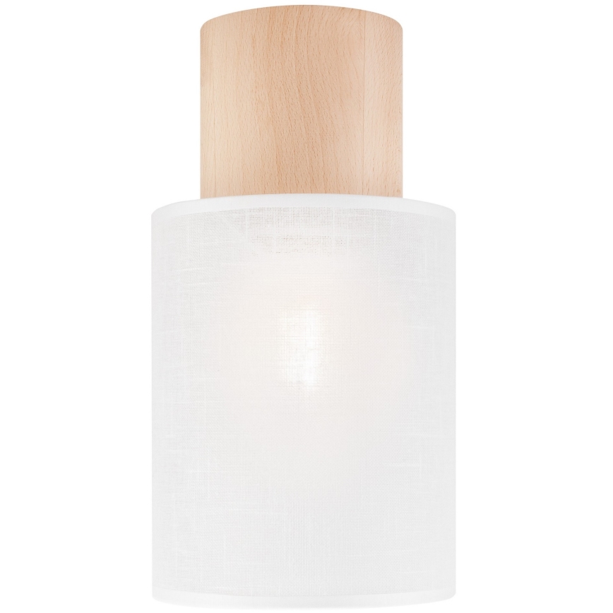 Taklampa ARI 1xE27/60W/230V diameter 16 cm vit