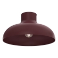 Taklampa BASCA 1xE27/15W/230V Ø 40 cm bordeaux